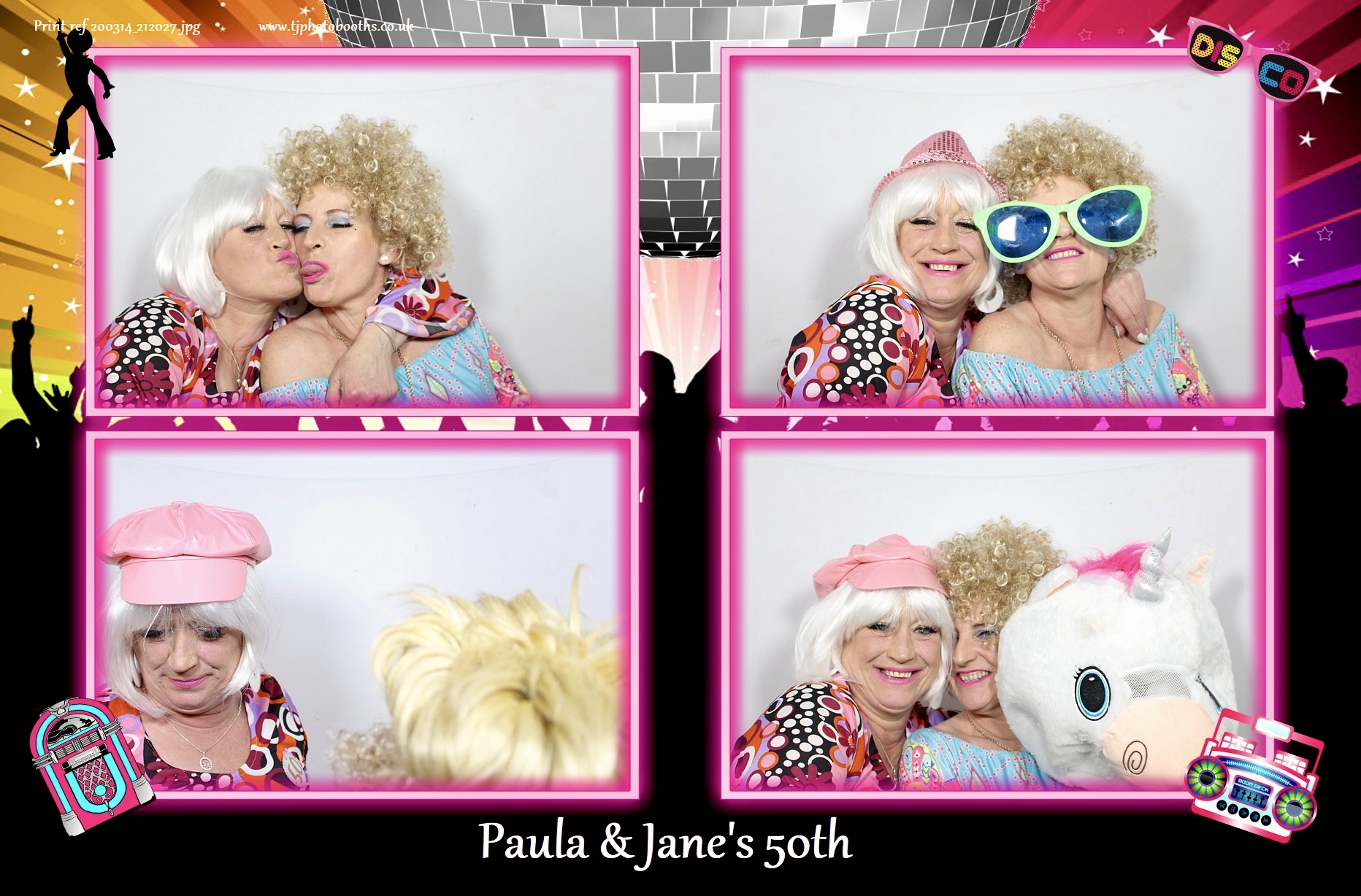 Paula & Jane's 50th | View more photos from the event at gallery.tjphotobooths.co.uk/u/TJPhotobooths/Paula-Janes-50th